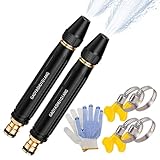 Home High Pressure Car Wash Water Gun, Powerful Household Cleaning for Cars, Bikes, Patios, and Watering Plants or Vegetables, Ergonomic & Durable (2pcs)