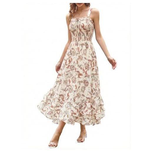 25 Rainy Day Outfits for Women – Chic Looks to Stay Stylish in Wet Weather Floral Boho Dress