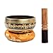 Tibetan Singing Bowl Set Brass - Master Healing Grade - Authentic Handcrafted Sound Bowl by Himalayan Bazaar