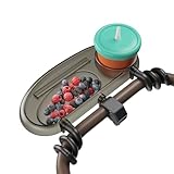 Mamazing Universal Stroller Snack Tray with Cup Holder and Phone Holder, 3-in-1 Stroller Accessory Compatible for UPPAbaby, Baby Jogger, Nuna, Baby Toddler Disneyland Essentials Stroller Accessories