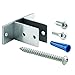 Sentry Supply 656-3024 Two Ear Wall Bracket, For 3/4 inch Panels, Stainless Steel, Satin Finish, (3-pack)