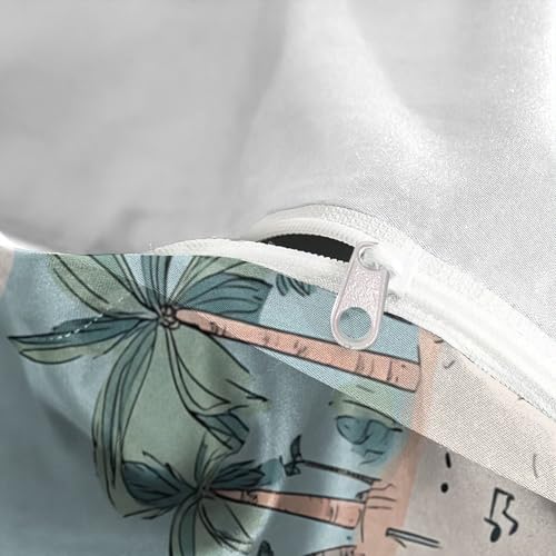 Housse de couette lavable et durable avec motif camionnette de plage 3D - 8