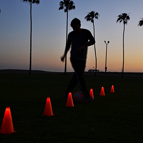 Gosports Led Light Up Sports Cones (6 Pack), 9 Inch #TOP3