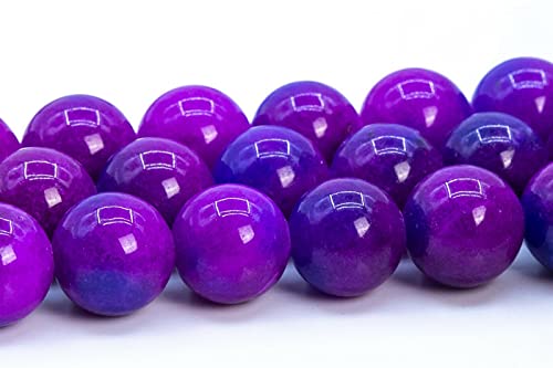 Natural Gemstone Sugilite Purple Jade Beads Round 8Mm Loose Strand 7.5-Inch #TOP1