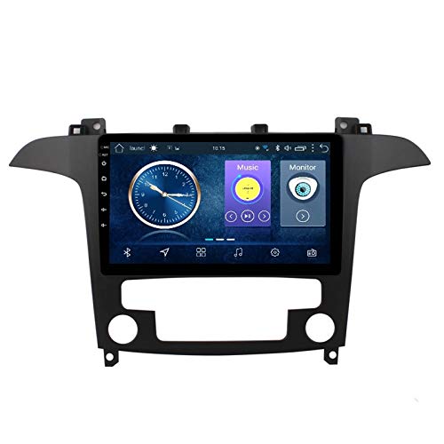 9'' Kapazitiver Touchscreen Auto WiFi FM Radio, for Ford S-Max Galaxy 2007-2008, Systemunterstützung Bluetooth GPS Lenkrad-Steuerung Spiegel Link