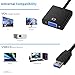 Groodo USB to VGA Adapter, USB3.0/2.0 to VGA Adapter Multi-Display Video Converter Full HD 1080P External Video Card Multi Monitor, Desktop, Laptop, HDTV, Monitor, Projector (Windows 10/8.1/8/7)