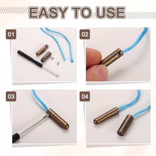 Puntas de cordones de aleación para personalizar sudaderas con capucha en tu estilo urbano 4