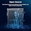 Sovol Zero 3D Printer, 1200mm/s High Speed CoreXY 3D Printers with Eddy Scanning & Pressure Sensing, 350C Nozzle & 120C Heated Bed Heating, XYZ Full Linear Rails Open Source Build Volume 6X6X6in