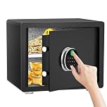HSGCJS Biometric Fingerprint Safe, Home Storage Box with full Digital Keypad,Security Safe For Home,Office and Hotel-38 * 30 * 30 CM,1.2 Cubic Feet