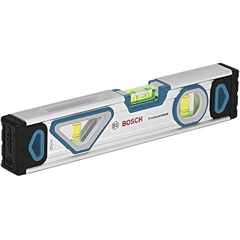 Bosch Professional 1600A016BN Spirit Level with Magnet System (Length: 25 cm, in Blister Packaging) Cover