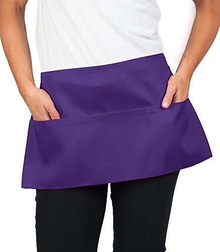 KNG Purple Waist Apron, 11 inch