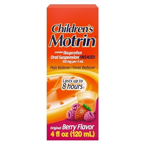 Motrin Children's Pain Reliever and Fever Reducer, 4 Fluiduid Ounce Cover