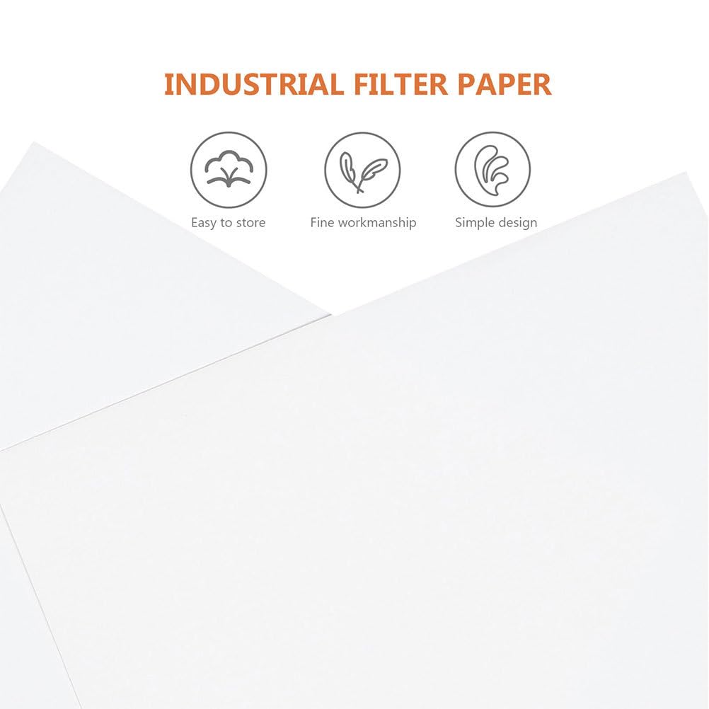 iplusmile Papel de Filtro Cualitativo 11.81 x 11.81 Pulgadas – Filtración Variable (Rápida/Media/Lenta) para Experimentos Precisos – for Laboratorio, Aulas y Análisis Científicos