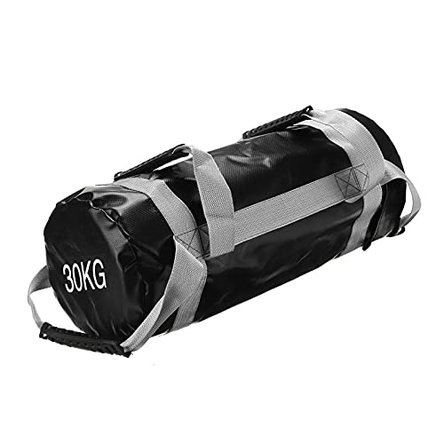 Genérico Saco De Aren,Bolsa De Arena 5-30 kg Levantamiento de Peso Doble End Sandbag Boxing Fitness Entrenamiento Físico Multifuncional Ejercicio Bolsa(30KG)