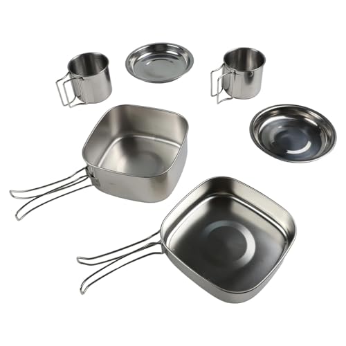 Set de cocina de acero inoxidable: ligero, duradero y fácil de limpiar