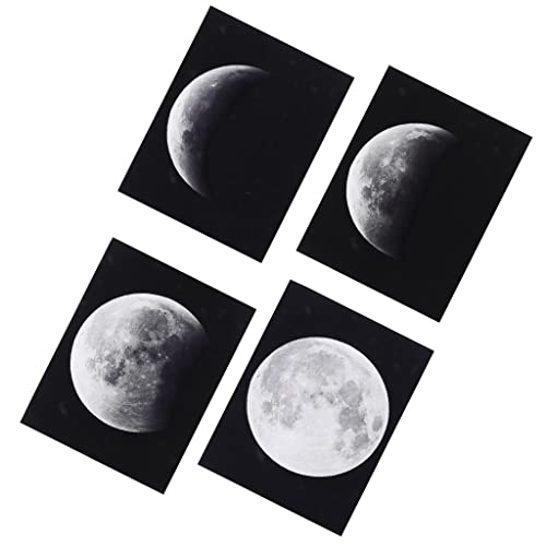 Phases de la lune tableaux abstraits sur toile décoration murale salon chambre moderne - 8