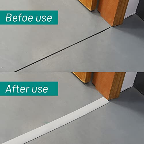 Yuzzy Floor Transition Strip Flexible Threshold Strips Self Adhesive Floor Cover Strips 2" Wide Carpet To Tile Transition Strips Vinyl Floor Flat Divider Strips Floor Gap Covering Trim 10 Ft Gray #TOP4