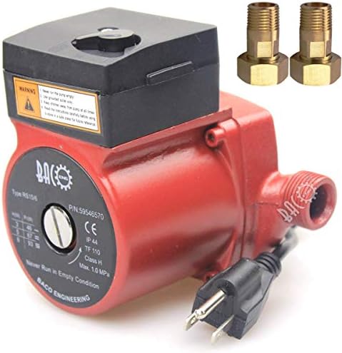 Recirc Pump for Tankless Water Heater: What You Didn't Know! 8 BACOENG Hot Water Recirculating Pump, 110V NPT 3/4