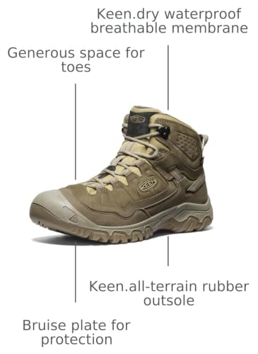 Image of KEEN Men's Targhee 4 Mid Height Waterproof Hiking Boots