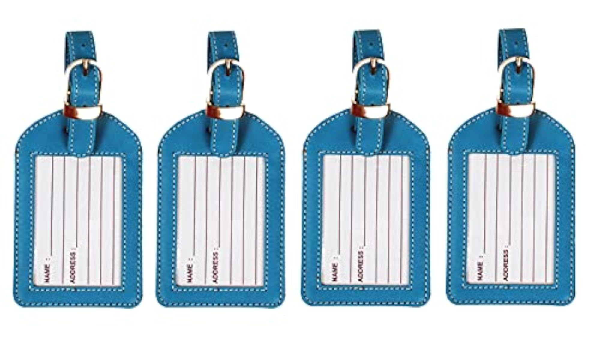 Luggage Tags Suitcase Tag Travel Bag Labels, 4 Pcs