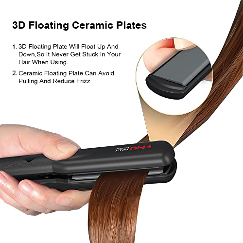Plancha de pelo profesional 2 en 1 con placas flotantes miniatura 3