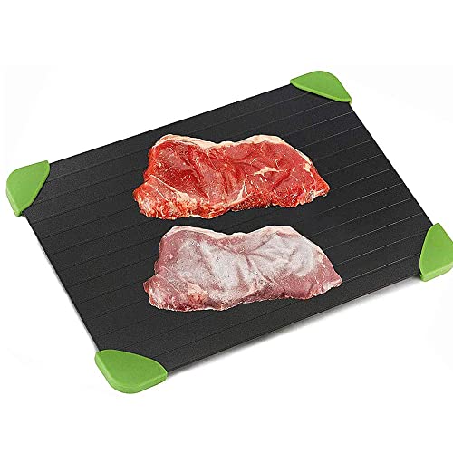 Efficient Non-Stick Thawing Tray for Rapid Defrosting of Frozen Foods, No Electricity or Microwave Required