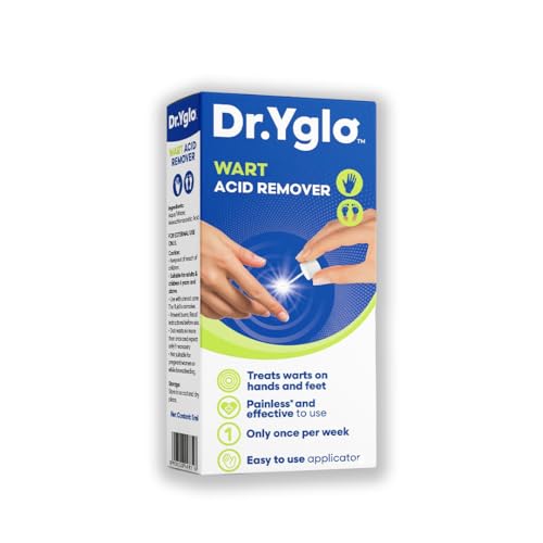 Image of Wart Acid Remover 5ml | Fast Acting Wart Removal Solution with Monochloroacetic Acid (MCA) | Precise Applicator for Common Warts on Hands and Feet | Liquid Form | 4 Years+