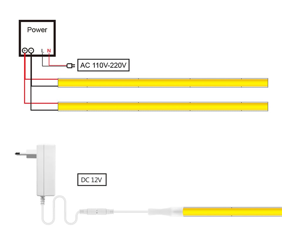 Tira Led COB 16.4 pies 4000K 12V 3mm Kumax miniatura 3
