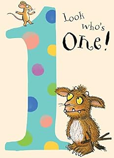 The Gruffalo GR001 "Age 1" Birthday Card