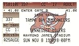 1998 Tampa Bay Bucs v Tennessee Oilers Ticket 11/8 Raymond James Stadium 77588