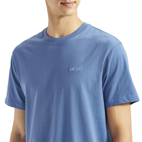 Image of Levi's Men's Cotton Solid Slim Fit T-Shirt