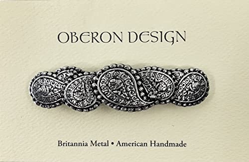 Oberon Design PB87S Small Paisley Hair Clip thumb #1