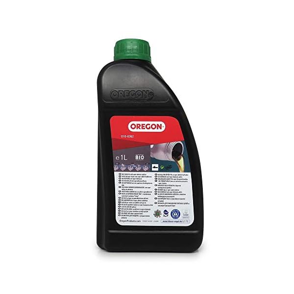 Oregon Bio-Kettenöl, Biologisch abbaubares Schmiermittel für Motorsägen (1-Liter-Flasche)