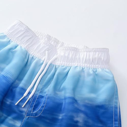 Boys Summer 𝐇awaiian Beach Shorts Active Athletic Shorts Cute Dinosaur Print Elastic Waist Jogger Short Pants4