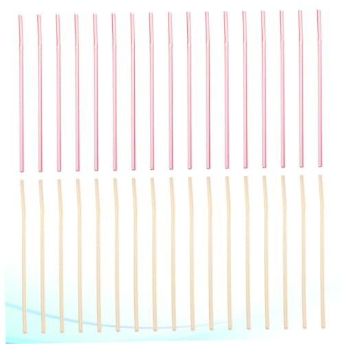 Pitillos plásticos flexibles VILLCASE 600 unidades miniatura 3