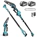 SEESII 2-in-1 Electric Pole Saws: Brushless Mini Chainsaw Cordless 6 Inch, 2 x 4000mAh Batteries, Pole Saw for Tree Trimming,Hand held Small Chain Saw with Extension Pole for Tree Limb Branch Cutter
