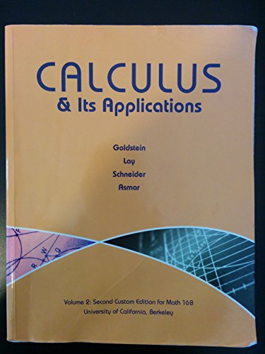 Calculus & Its Applications Volume 2: Second Cu... 1269362682 Book Cover