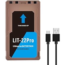 Tectra LIT-22 Rechargeable Lithium Battery, 7000mAh High Capacity Battery for SPYPOINT Cellular Trail Camera Compatible with Flex Series M, Dark, S-Dark, S, G36, Flex-Plus