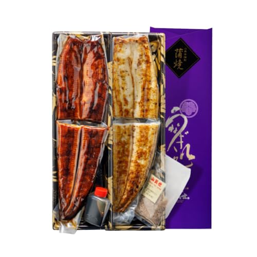 [3回定期便]うなぎ老舗専門店のパリっとふっくら国産うなぎ 蒲焼1尾(蒲焼のタレ付き) 素焼1尾(藻塩付き)