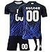 2024名前・背番号入りオーダーサッカーシャツ サッカーユニフ日本代表 ユニフォーム子供大人練習着 上下セット 靴下付き 男女兼用 軽量 通気性 快適 サッカーユニフォーム 26