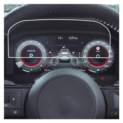 Verre trempé Nissan Qashqai J11 X-Trail écran tactile de navigation 12,3 pouces