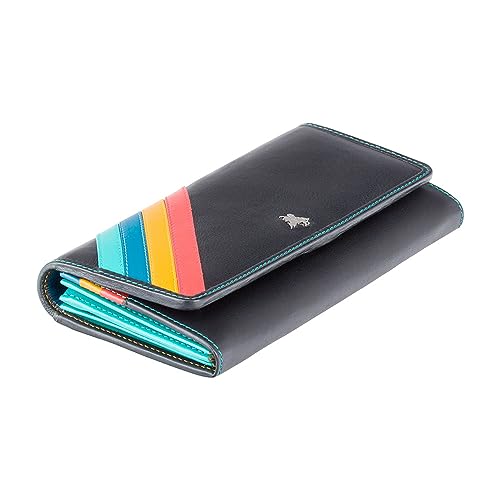 Visconti CHL72 Women's Secure RFID Blocking Leather Trifold Clutch Wallet Purse3