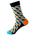 Trendy Socks for Women Mid-calf Fashion Casual Crew Streetwear Lightweight Breathable Ankle Socks C