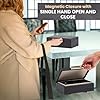 CKEYURE Key Box | Faraday Box for Car Keys | Car Key Signal Blocker Box | RFID | Magnetic Closure | Signal Blocking for car Security | One Hand Operation (Black) #3