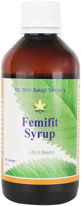 Santulan Ayurveda, Femifit Syrup-200ML Each, (Pack Of 1), Beneficial For Womens and get Golden Oldie Herbs®, Sukanthi Pills-1gm