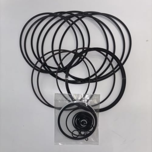 Hydraulic Breaker Seal Kit - Compatible with RHB Series 16-20T Excavator Rock Hammer - Complete Rebuild Set with Gas Seal (RHB325)