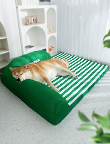 ENFILY Linda cama de gato confortável para primavera e verão, tapete para animais de estimação, lavá