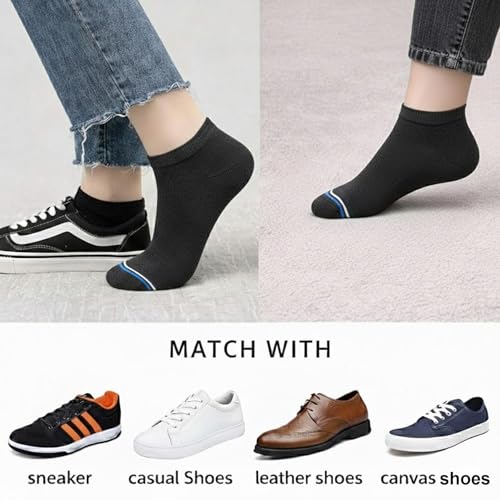 Image of MCAVOY ROME Ankle Length Cotton Socks Men & Women for Sports Unisex Multicolor Socks Ideal for Gym, Casual Wear & Running Odor Free,