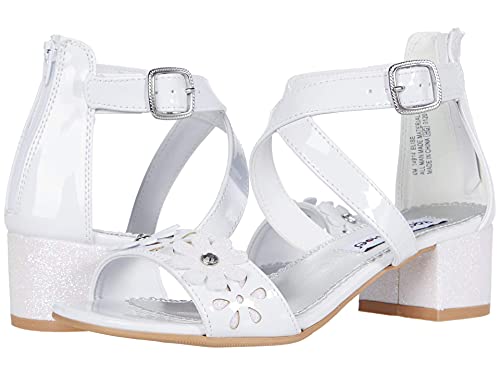 Girl's Elise (Little Kid/Big Kid) White Patent 3 Little Kid M