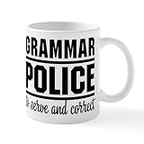CafePress Grammar Police Mug